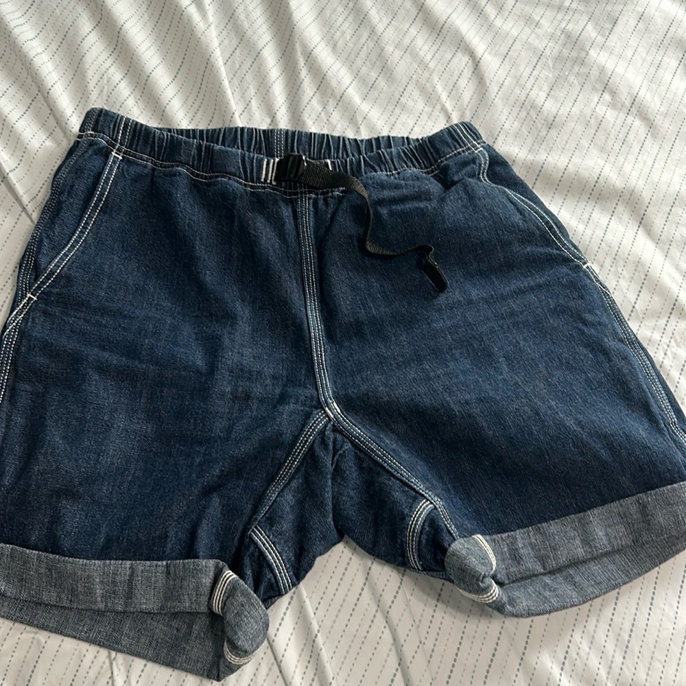 Adjustable, denim shorts, The real McCoy